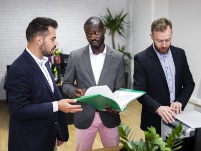 business-men-checking-folders